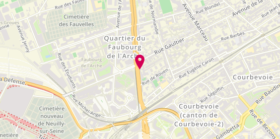 Plan de La Défense Permis | Auto école Courbevoie, 30 Boulevard de la Mission Marchand, 92400 Courbevoie