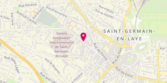 Plan de Auto Moto Ecole de Saint Germain, 36 Rue de Pologne, 78100 Saint-Germain-en-Laye
