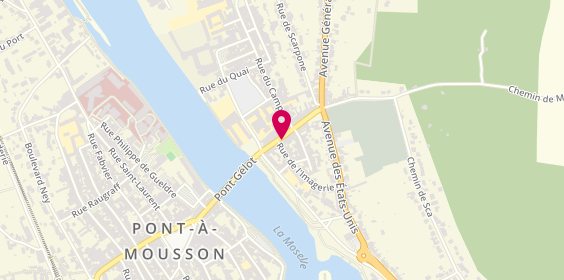 Plan de ECF Agence de Pont A Mousson, 36 Rue Gambetta, 54700 Pont-à-Mousson