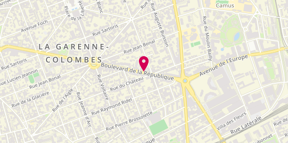 Plan de NABLI Sourour, Auto Ecole E D S
18 Bis Boulevard de la Republique, 92250 La Garenne-Colombes