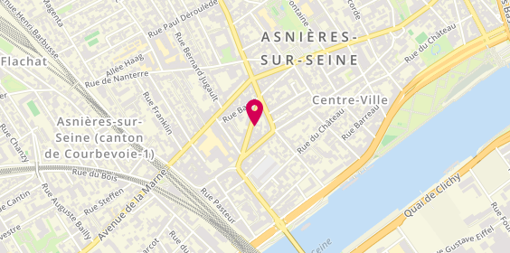 Plan de Auto Ecole Newton Asnieres Centre, 48 grande Rue Charles de Gaulle, 92600 Asnières-sur-Seine