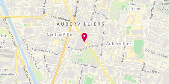 Plan de Abs Formation, 12 avenue de la République, 93300 Aubervilliers