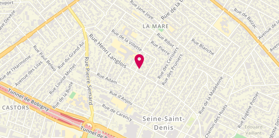 Plan de Auto / Moto Ecole Success Drive, 75 Rue Henri Langlois, 93700 Drancy