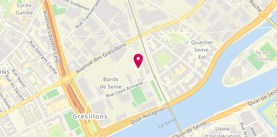 Plan de Centre d'Etudes Recherches et Formation, 3 Rue Pierre Curie, 92600 Asnières-sur-Seine