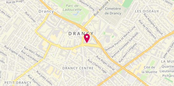 Plan de Cer Mae Drancy Centre, 5 avenue Jean Jaurès, 93700 Drancy