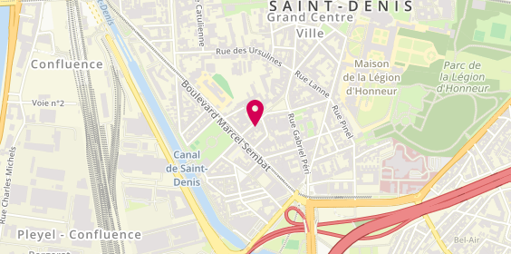 Plan de Élite Auto-école Saint-Denis, 5 Rue Désiré Lelay, 93200 Saint-Denis