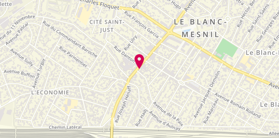 Plan de Auto Ecole Team Permis, 4 avenue Henri Barbusse, 93150 Le Blanc-Mesnil
