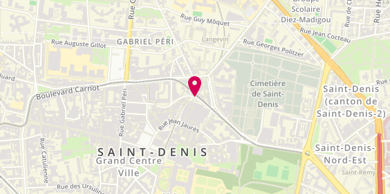 Plan de Europ'Conduite, 15 Rue Edouard Vaillant, 93200 Saint-Denis