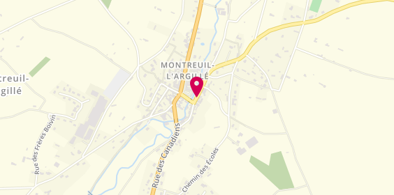Plan de Amedm, 10 Route de Cernières, 27390 Montreuil-l'Argillé