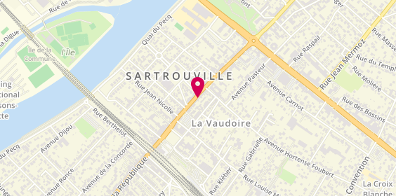 Plan de Auto école B10, 51 avenue Jean Jaurès, 78500 Sartrouville