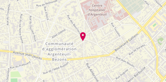 Plan de Auto école Jean-Louis, 29 avenue Maurice Utrillo, 95100 Argenteuil