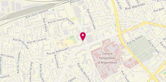 Plan de Les Jardins d'Argenteuil, 155 avenue Maurice Utrillo, 95100 Argenteuil