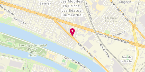 Plan de Auto Ecole Hdc, 32 Boulevard Foch, 93800 Épinay-sur-Seine