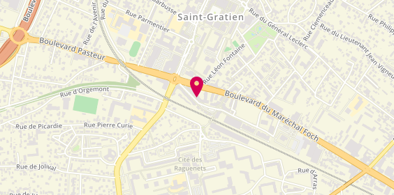 Plan de Auto-Ecole Gare Saint Gratien, 19 Boulevard de la Gare, 95210 Saint-Gratien
