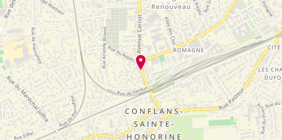 Plan de Eve Formation, 39 avenue Carnot, 78700 Conflans-Sainte-Honorine
