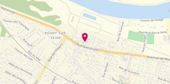 Plan de Rosny Conduite, 60 Rue Nationale, 78710 Rosny-sur-Seine