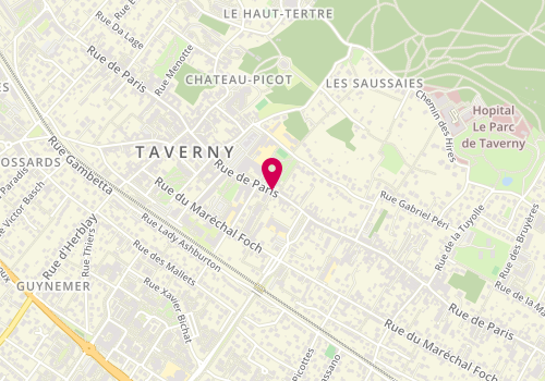 Plan de Taverny Auto Ecole, 169 Paris, 95150 Taverny