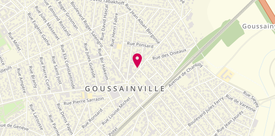 Plan de Auto école Les Noues, 139 Boulevard Paul Vaillant Couturier, 95190 Goussainville