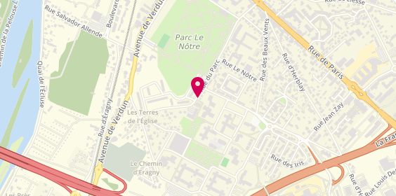 Plan de Raxlizee Auto Ecole, Bât 1 49 parc, 95310 Saint-Ouen-l'Aumône