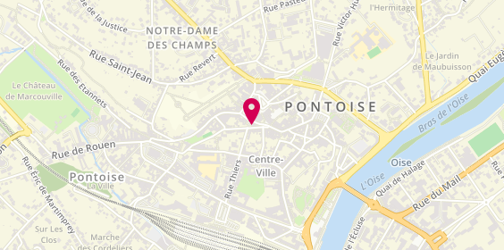 Plan de Permilike, 49 Rue de l'Hôtel de Ville, 95300 Pontoise