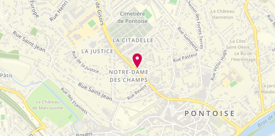 Plan de Citadelle Auto Ecole, 60 Rue de Gisors, 95300 Pontoise