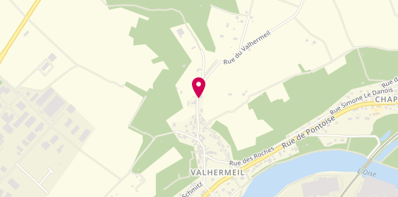Plan de Animautopia, 38 Rue du Valhermeil, 95430 Auvers-sur-Oise