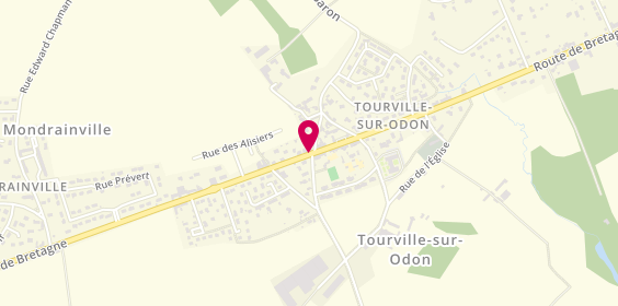 Plan de Ecole de Conduite Desfeux, 31 Route de Bretagne, 14210 Tourville-sur-Odon