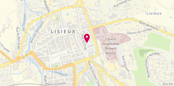 Plan de ABS Auto Ecole, 17 Rue au Char, 14100 Lisieux