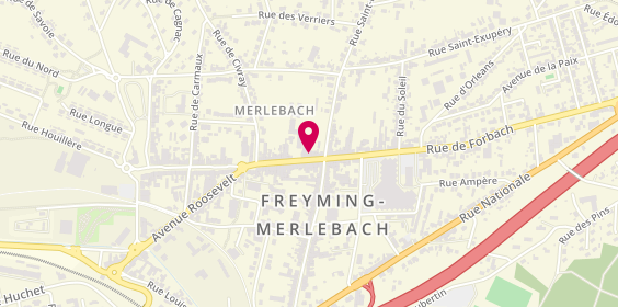Plan de Auto-Ecole Greff, 10 Rue Eugène Kloster, 57800 Freyming-Merlebach