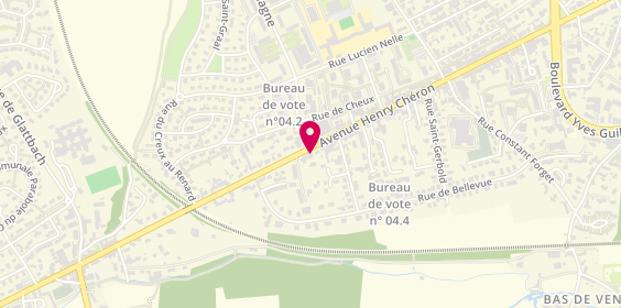 Plan de Micka Auto-école, 95 avenue Henry Chéron, 14000 Caen