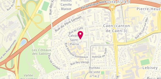 Plan de Permis d'Avancer, 22 Rue de la Défense Passive, 14000 Caen
