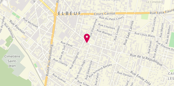 Plan de BERTIN Valérie, 231 Rue de la République, 76320 Caudebec-lès-Elbeuf