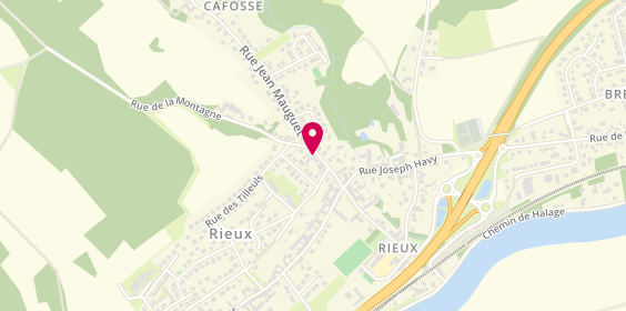 Plan de Auto Ecole Mc Rieux, 3 Rue Jean Mauguet, 60870 Rieux