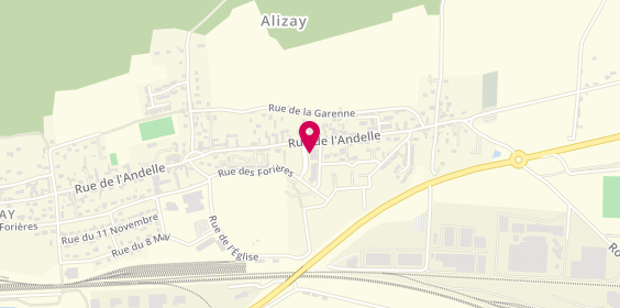 Plan de Alizay Auto-Ecole, 4 place de la Resistance, 27460 Alizay