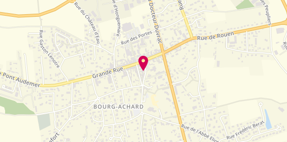 Plan de Auto Ecole Cm Formation, 52 place de la Mairie, 27310 Bourg-Achard