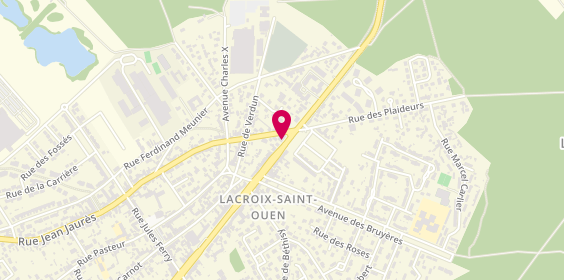 Plan de Patricia Auto-école, 113 Rue Nationale, 60610 La Croix-Saint-Ouen