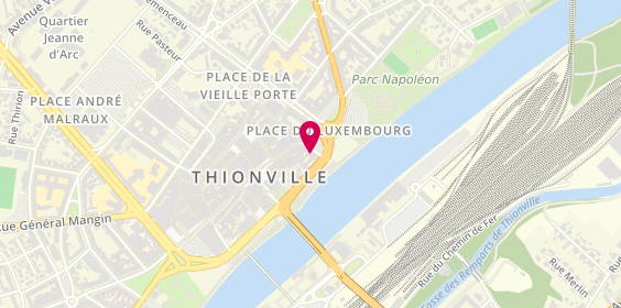 Plan de Auto Ecole Thil, 9 place du Luxembourg, 57100 Thionville