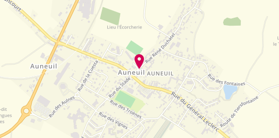 Plan de Chris Auto Ecole Auneuil Formations, 36 Rue René Duchatel, 60390 Auneuil