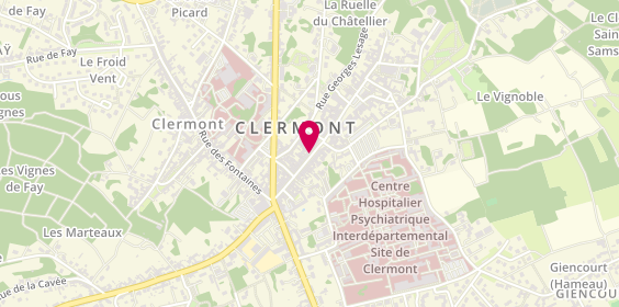 Plan de Auto - école Berascein, 57 Rue de la République, 60600 Clermont