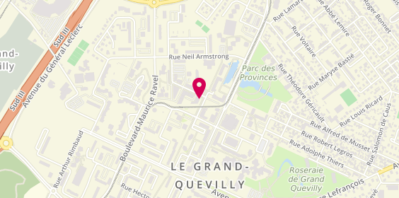 Plan de CER Tavares, 2 Rue Molière, 76120 Le Grand-Quevilly