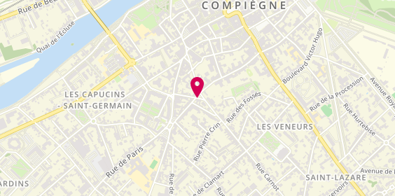 Plan de DELABARRE Rémi, 29 Rue des Domeliers, 60200 Compiègne