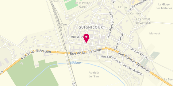 Plan de Auto Ecole Phile, 14 Bis avenue du Général de Gaulle, 02190 Villeneuve-sur-Aisne