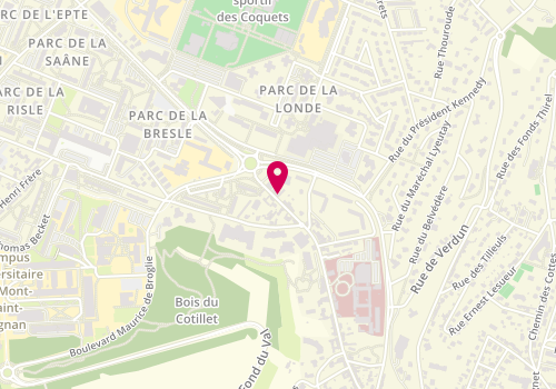 Plan de EURL Msa Conduite, 116 Bis Rue Louis Pasteur, 76130 Mont-Saint-Aignan