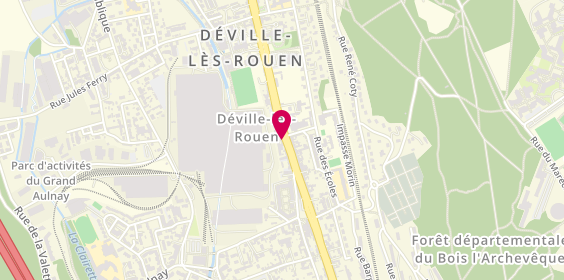 Plan de Dupre Auto Ecole, 233 Route de Dieppe, 76250 Déville-lès-Rouen