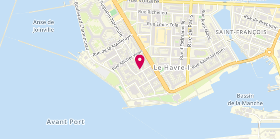 Plan de Auto Ecole Safe Conduite, 25 Rue Augustin Normand, 76600 Le Havre