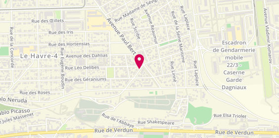 Plan de Lher Aplemont, 65 Rue d'Aplemont, 76610 Le Havre