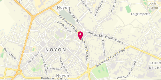 Plan de Noyon Conduite, 8 République, 60400 Noyon