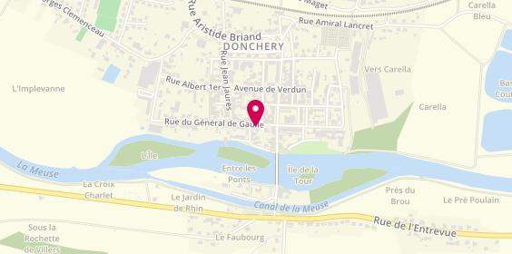 Plan de Auto Ecole Yvon GRAVE, 7 Rue du Général de Gaulle, 08350 Donchery