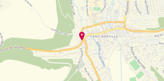 Plan de Auto Ecole de la Vallée, 5 Route de Fécamp, 76450 Cany-Barville