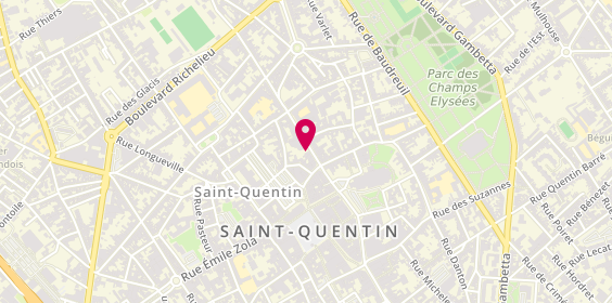 Plan de Wee Permis Saint-Quentin, 13 Rue Raspail, 02100 Saint-Quentin